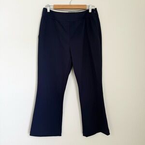 GRAY JASON WU Navy Blue Texture Career Wear Pants Pockets Size 12 NWT $395